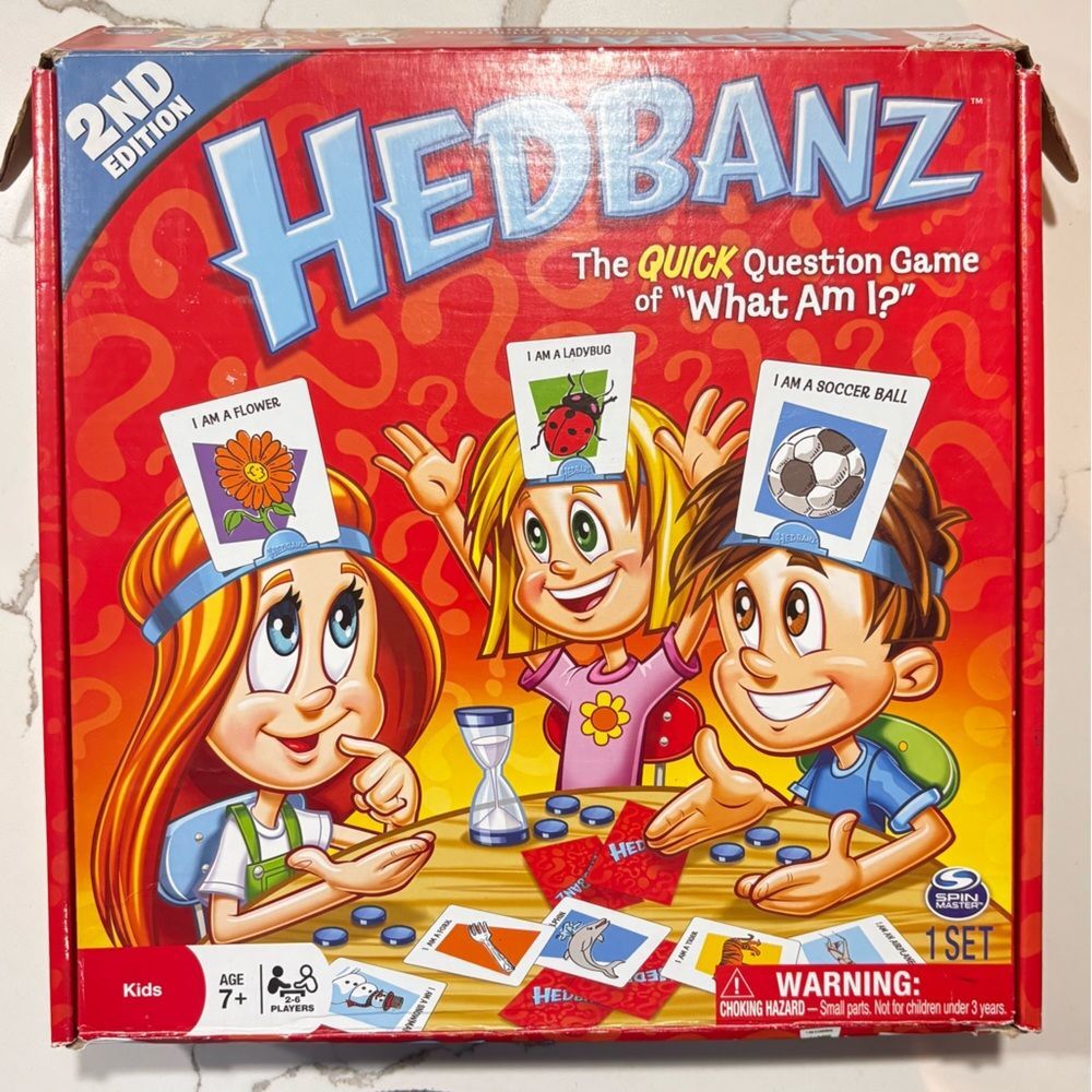 Hedbanz | Kids Cartoon Guessing Family Night Youth Children’s Board Card Game